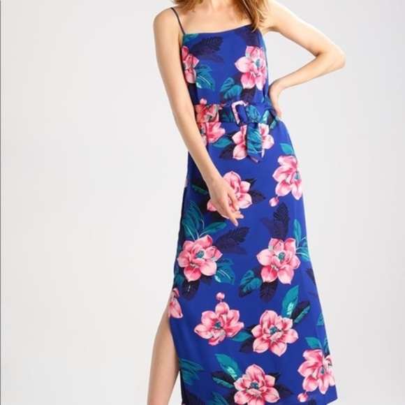 banana republic floral maxi dress